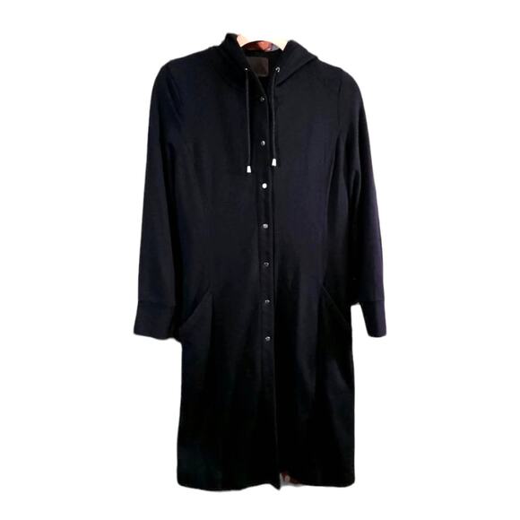 The Eight Senses Snap Front Cardigan Jacket Coatigan Minimalist Women's S - Picture 3 of 8